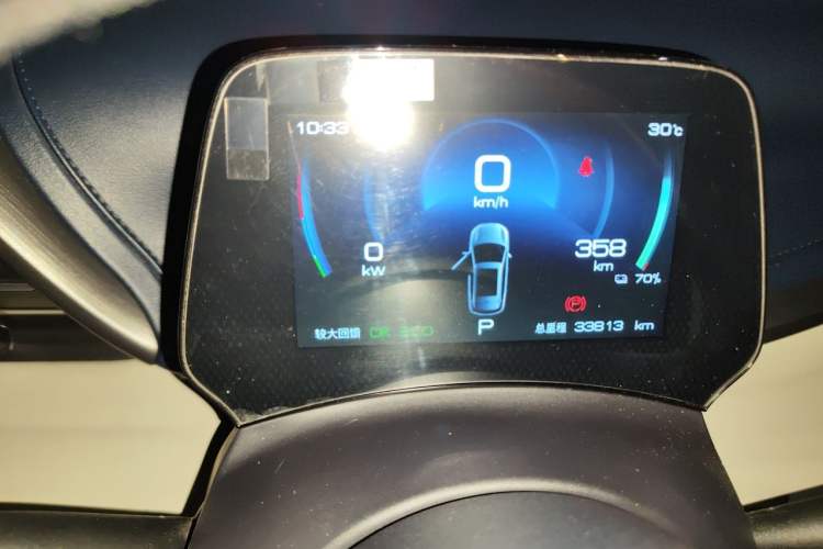 Used BYD Yuan PLUS 2022 510 km Luxury Version Odometer Close Up