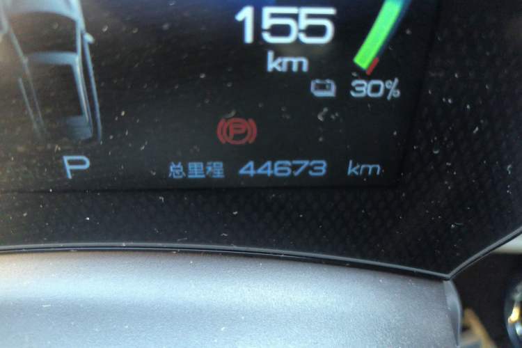 Used BYD Yuan PLUS 2022 510 km Flagship Version Odometer Close Up