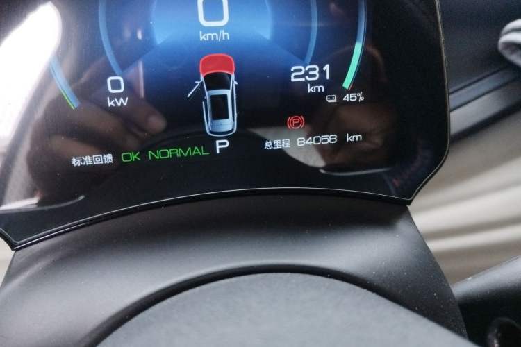 Used BYD Yuan PLUS 2022 510 km Luxury Version Odometer Close Up