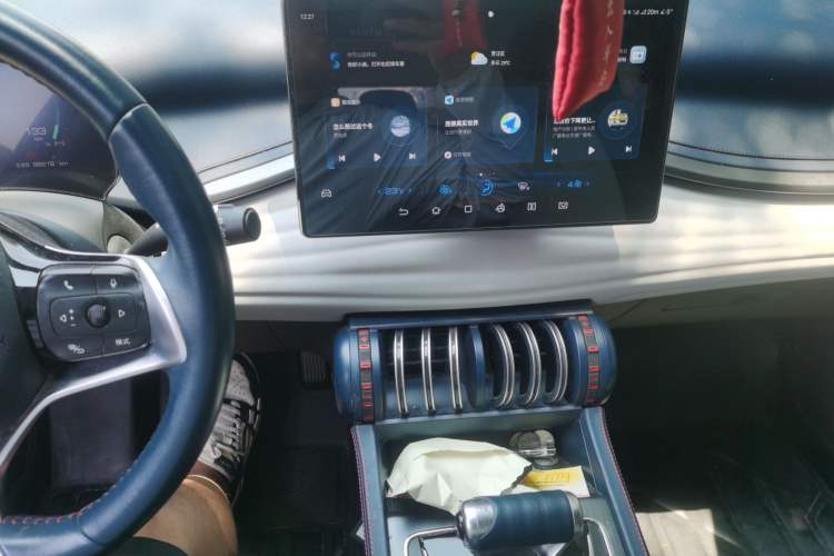 Used BYD Yuan PLUS 2022 430 km Luxury Version Audio And AC Panel