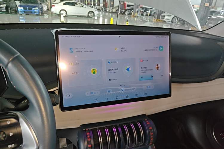 Used BYD Yuan PLUS 2022 510KM Flagship PLUS Audio And AC Panel