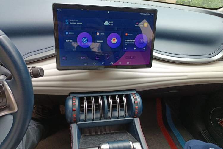Used BYD Yuan PLUS 2022 510 km Luxury Version Audio And AC Panel