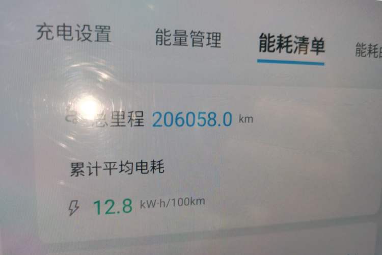 Used BYD Yuan PLUS 2022 510 km Flagship Version Odometer Close Up