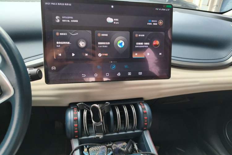 Used BYD Yuan PLUS 2022 510KM Flagship PLUS Audio And AC Panel
