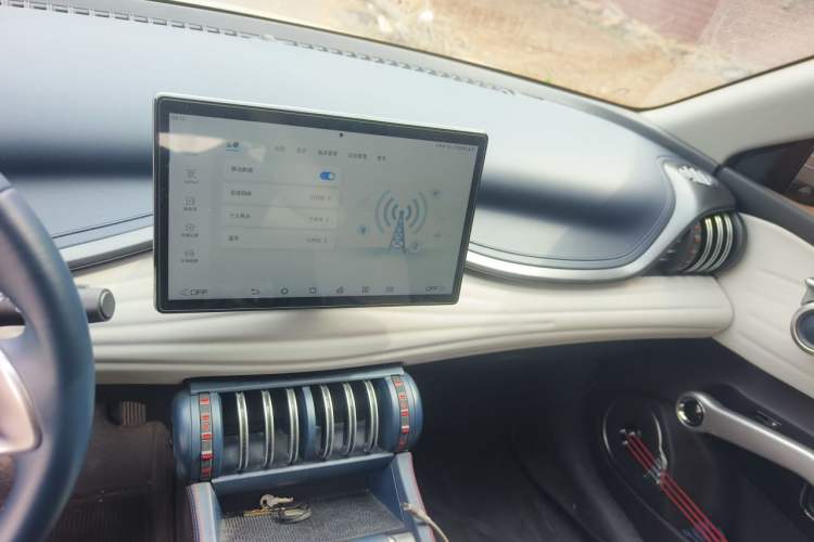 Used BYD Yuan PLUS 2022 510 km Luxury Version Audio And AC Panel