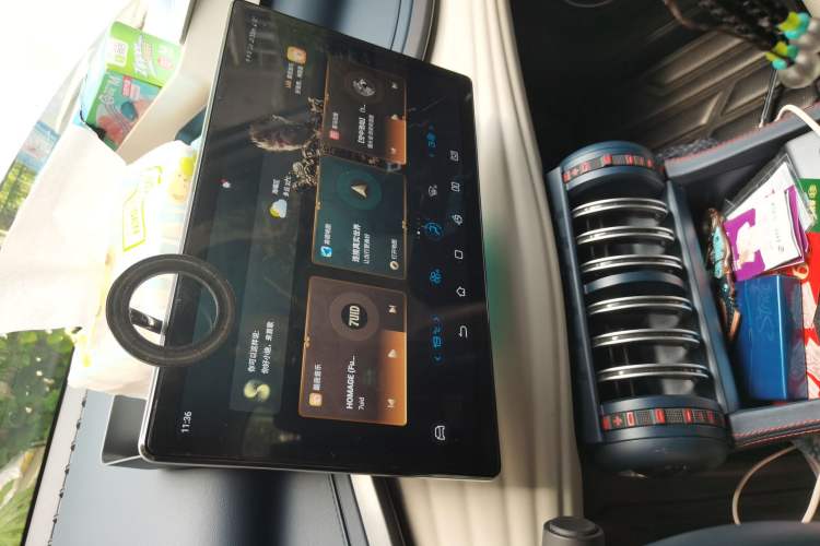 Used BYD Yuan PLUS 2022 510 km Flagship Version Audio And AC Panel