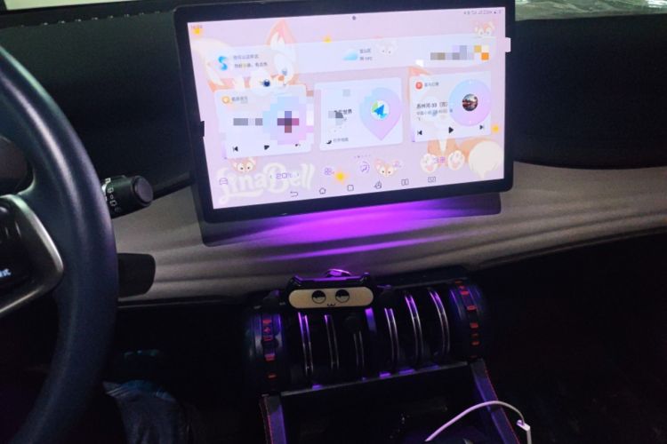 Used BYD Yuan PLUS 2022 510 km Flagship Version Audio And AC Panel