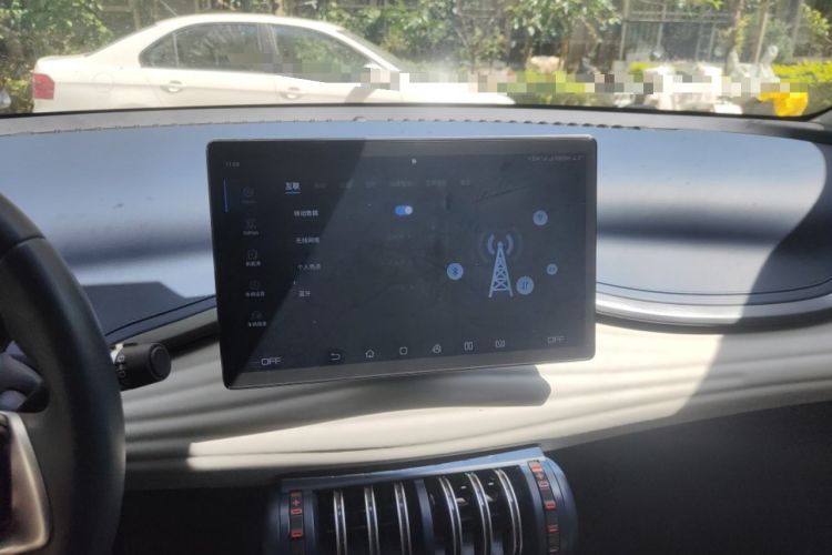 Used BYD Yuan PLUS 2022 510 km Flagship Version Audio And AC Panel