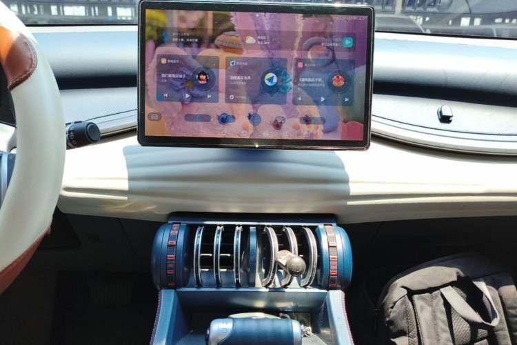 Used BYD Yuan PLUS 2022 430 km Luxury Version Audio And AC Panel