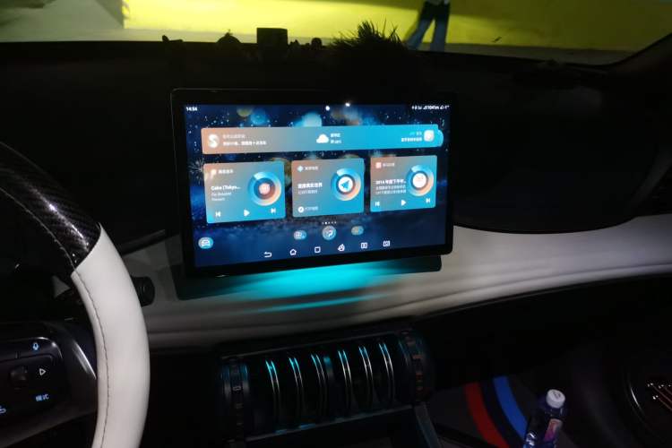 Used BYD Yuan PLUS 2022 430 km Luxury Version Audio And AC Panel
