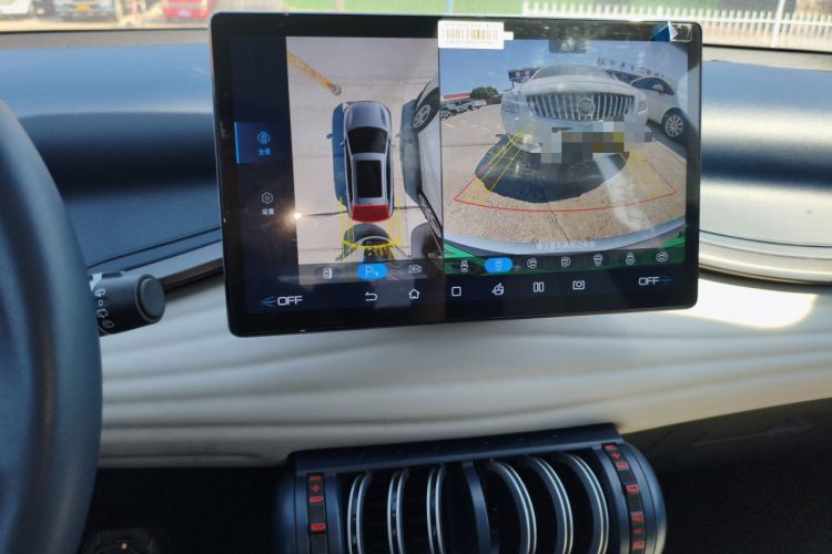 Used BYD Yuan PLUS 2022 510 km Flagship Version Audio And AC Panel