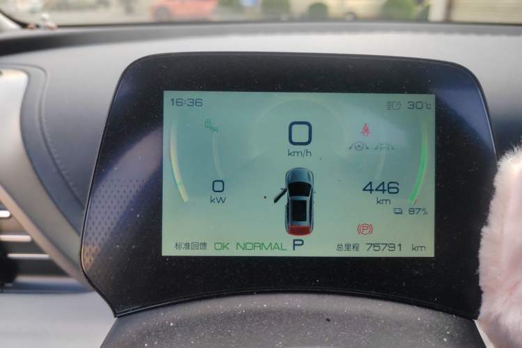 Used BYD Yuan PLUS 2022 510 km Flagship Version Instrument Cluster