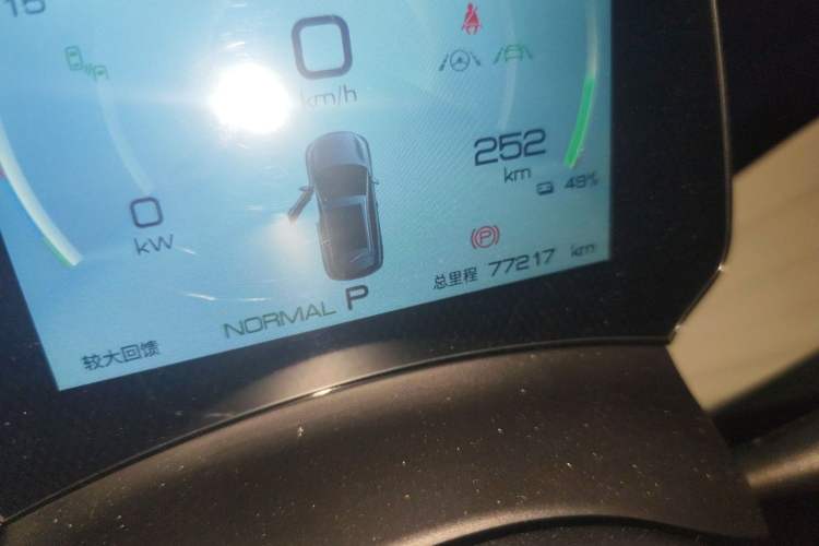 Used BYD Yuan PLUS 2022 510 km Flagship Version Odometer Close Up