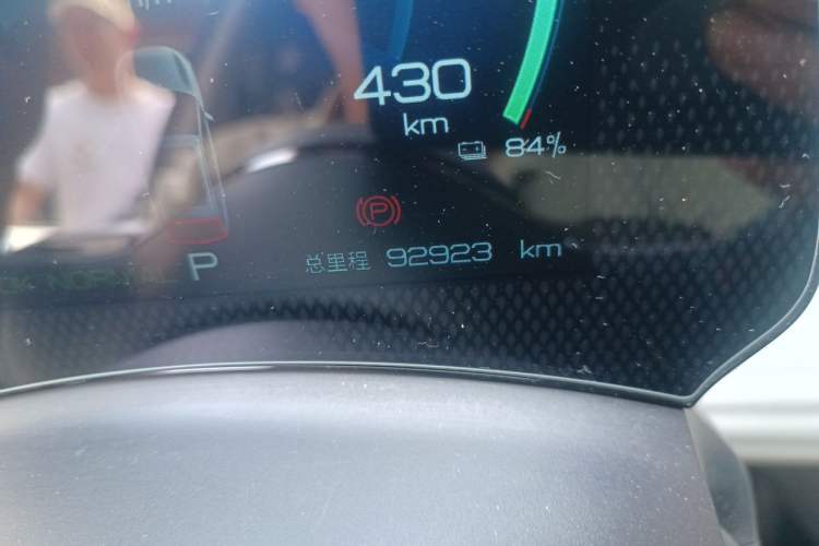 Used BYD Yuan PLUS 2022 510 km Flagship Version Odometer Close Up