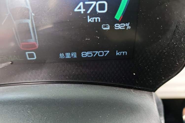 Used BYD Yuan PLUS 2022 510 km Luxury Version Odometer Close Up