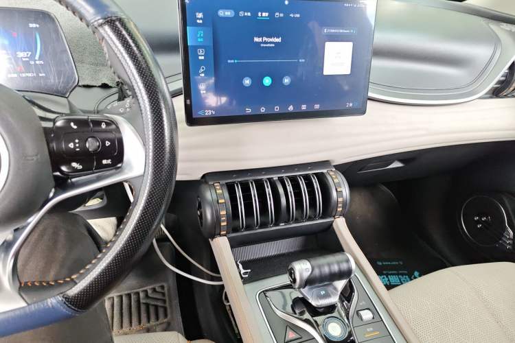 Used BYD Yuan PLUS 2023 Champion Edition 430KM Leading Model Audio And AC Panel