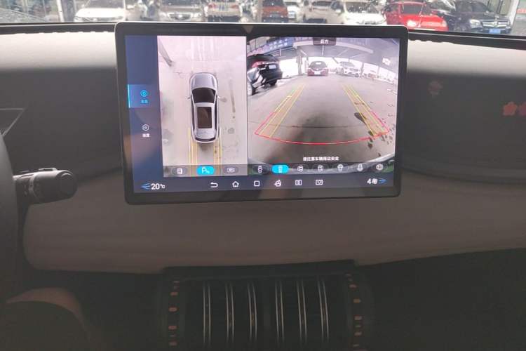 Used BYD Yuan PLUS 2023 Champion Edition 510KM Superior Model Audio And AC Panel