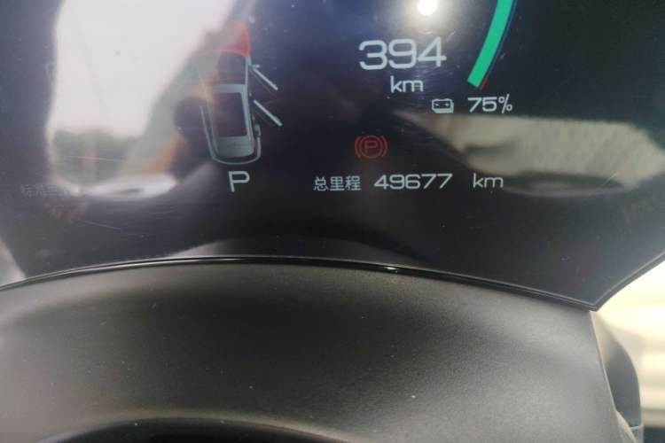 Used BYD Yuan PLUS 2023 Champion Edition 510KM Superior Model Odometer Close Up