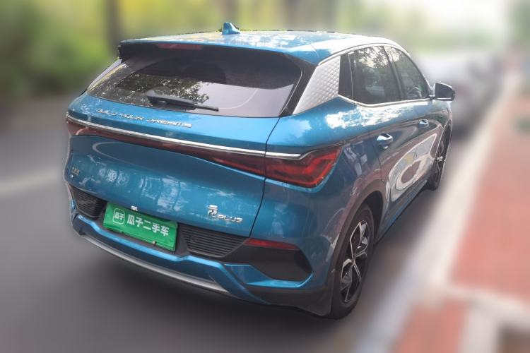 Used BYD Yuan PLUS 2023 Champion Edition 510KM Leading Model Rear Right 45 Deg