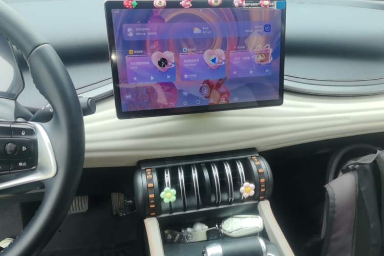 Used BYD Yuan PLUS 2023 Champion Edition 430KM Leading Model Audio And AC Panel