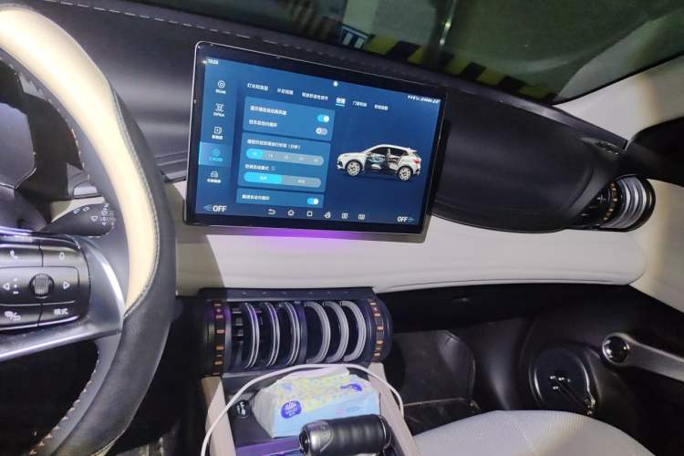 Used BYD Yuan PLUS 2023 Champion Edition 510KM Leading Model Audio And AC Panel