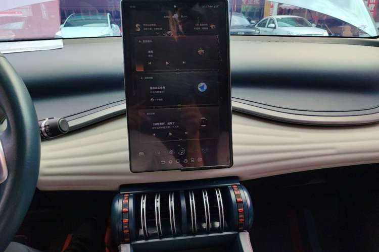 Used BYD Yuan PLUS 2023 Champion Edition 430KM Superior Model Audio And AC Panel