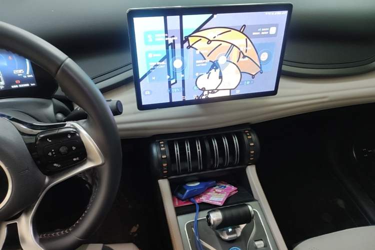 Used BYD Yuan PLUS 2023 Champion Edition 510KM Leading Model Audio And AC Panel