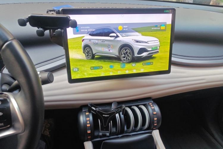 Used BYD Yuan PLUS 2023 Champion Edition 510KM Superior Model Audio And AC Panel