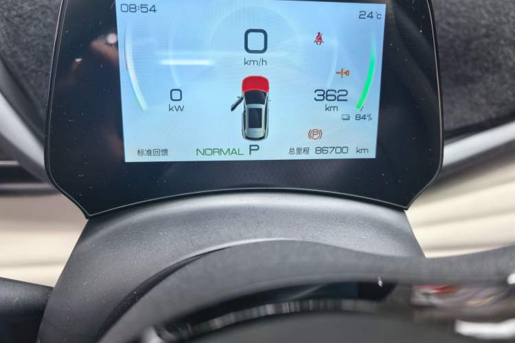 Used BYD Yuan PLUS 2023 Champion Edition 430KM Leading Model Odometer Close Up
