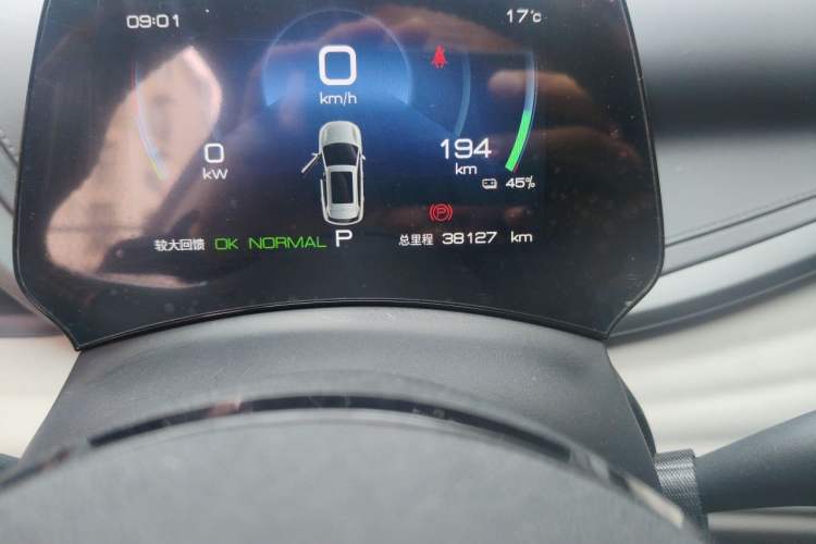 Used BYD Yuan PLUS 2023 Champion Edition 430KM Leading Model Odometer Close Up