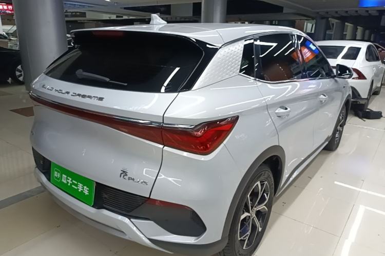 Used BYD Yuan PLUS 2023 Champion Edition 510KM Leading Model Rear Right 45 Deg