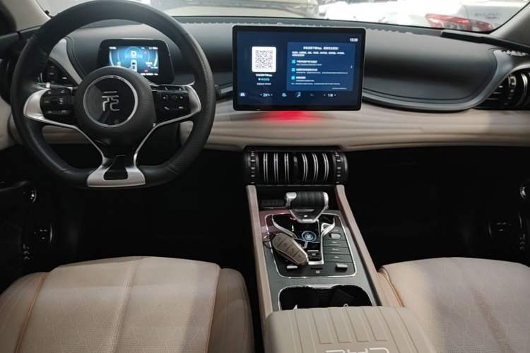 Used BYD Yuan PLUS 2023 Champion Edition 430KM Superior Model Audio And AC Panel