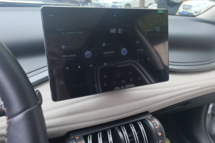 Used BYD Yuan PLUS 2023 Champion Edition 510KM Superior Model Audio And AC Panel