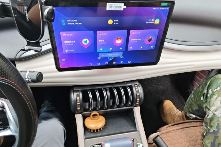 Used BYD Yuan PLUS 2023 Champion Edition 430KM Superior Model Audio And AC Panel