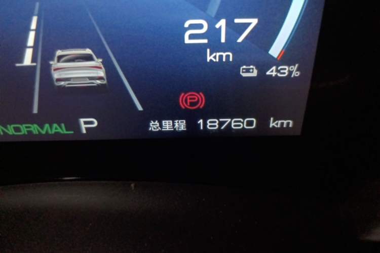 Used BYD Yuan PLUS 2023 Champion Edition 510KM Excellence Model Odometer Close Up