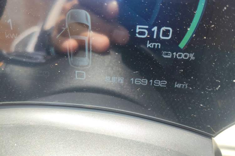 Used BYD Yuan PLUS 2023 Champion Edition 510KM Leading Model Odometer Close Up