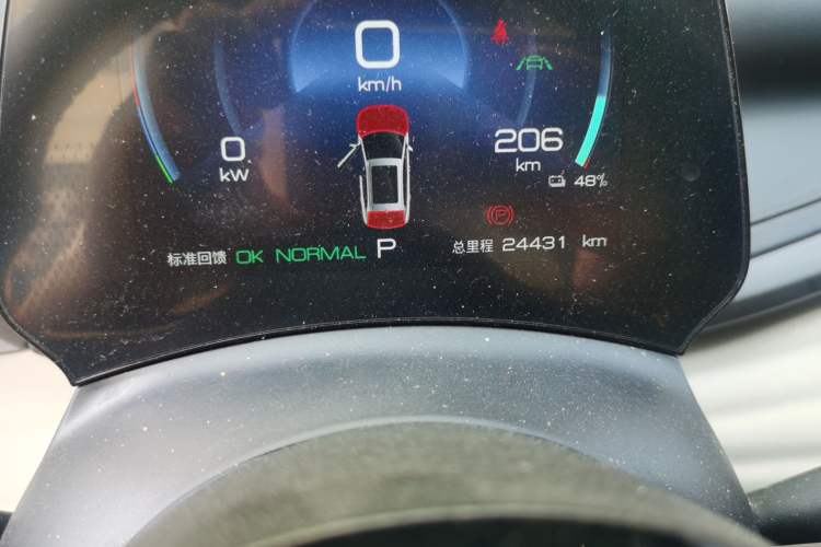 Used BYD Yuan PLUS 2023 Champion Edition 430KM Superior Model Odometer Close Up
