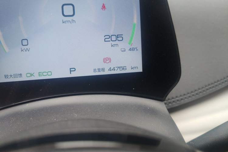 Used BYD Yuan PLUS 2023 Champion Edition 430KM Superior Model Odometer Close Up