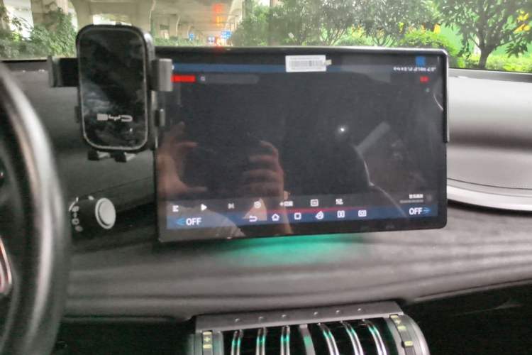 Used BYD Yuan PLUS 2024 Honor Edition 430KM Beyond Model Audio And AC Panel