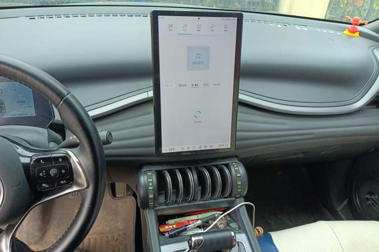 Used BYD Yuan PLUS 2024 Honor Edition 510KM Beyond Model Audio And AC Panel