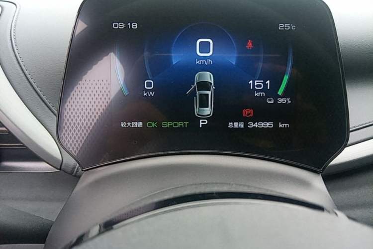 Used BYD Yuan PLUS 2024 Honor Edition 430KM Leading Model Instrument Cluster