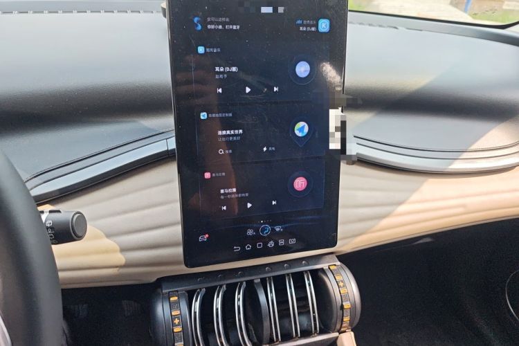 Used BYD Yuan PLUS 2024 Honor Edition 510KM Leading Model Audio And AC Panel