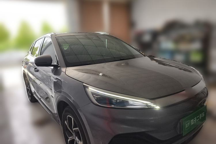 Used BYD Yuan PLUS 2024 Honor Edition 430KM Beyond Model Front Right 45 Deg