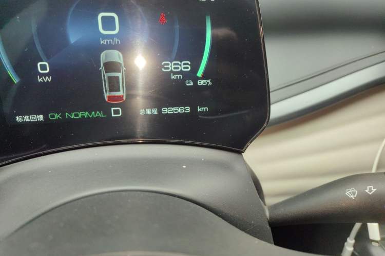 Used BYD Yuan PLUS 2024 Honor Edition 430KM Leading Model Odometer Close Up