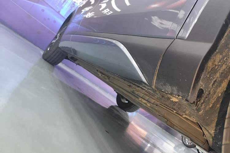 Used BYD Yuan PLUS 2024 Honor Edition 510KM Leading Model Right Side Sill