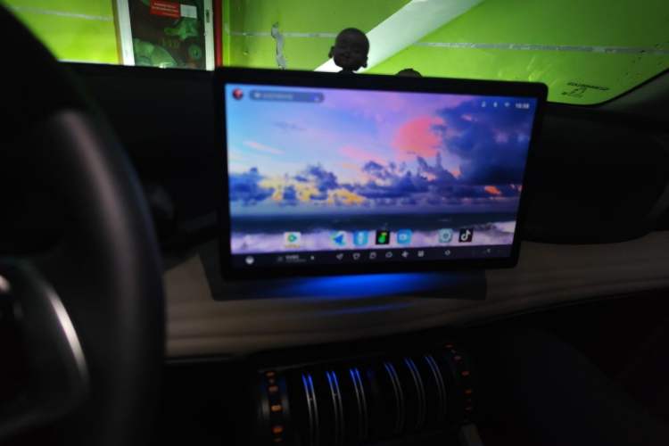 Used BYD Yuan PLUS 2024 Honor Edition 510KM Beyond Model Audio And AC Panel