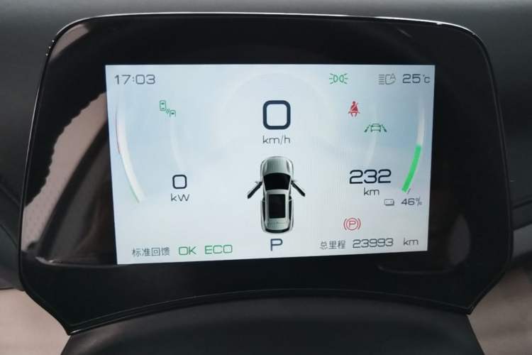 Used BYD Yuan PLUS 2024 Honor Edition 510KM Excellence Model Instrument Cluster