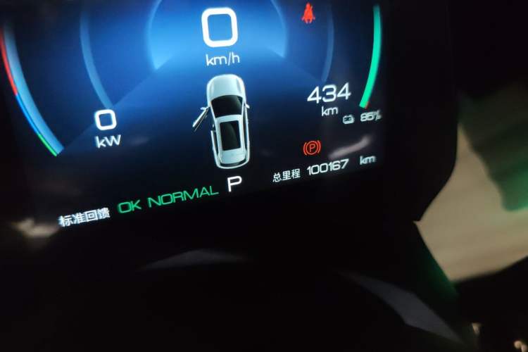 Used BYD Yuan PLUS 2024 Honor Edition 510KM Leading Model Odometer Close Up