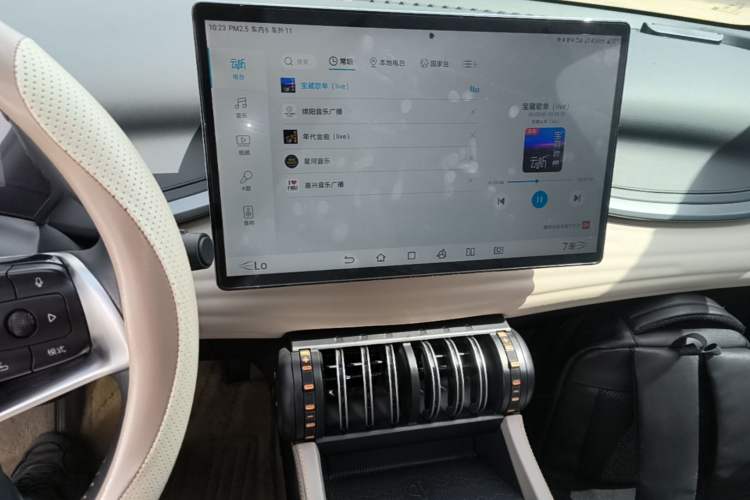 Used BYD Yuan PLUS 2024 Honor Edition 510KM Excellence Model Audio And AC Panel