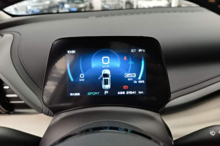Used BYD Yuan PLUS 2024 Honor Edition 510KM Beyond Model Instrument Cluster
